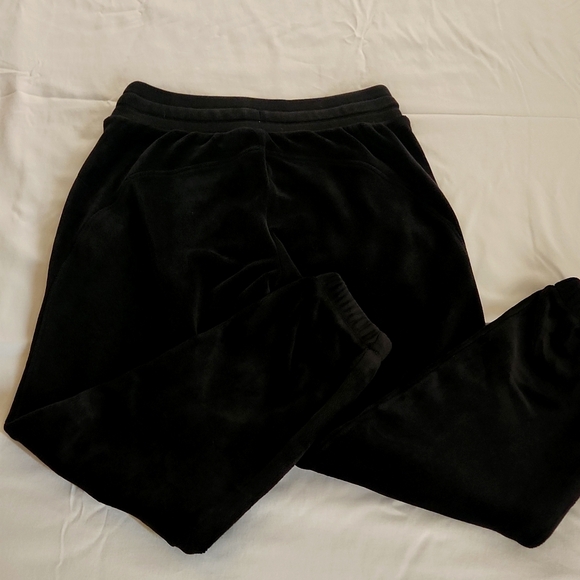 ATHLETA black velour crop pants wowmans size small - Picture 5 of 6